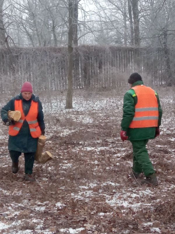 Василий Ткачук: Сегодня, в рамках проведения акции «Чистый четверг», силами предприятий, учреждений, организаций Калининского района г. Донецка организована уборка и наведение чистоты в районе