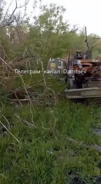 Чингис Дамбиев: Уничтоженный украинский бронеавтомобиль AMZ Dzik-2 польского производства с минометом ПМ-38 возле н.п. Авдеевка Донецкой Народной Республики