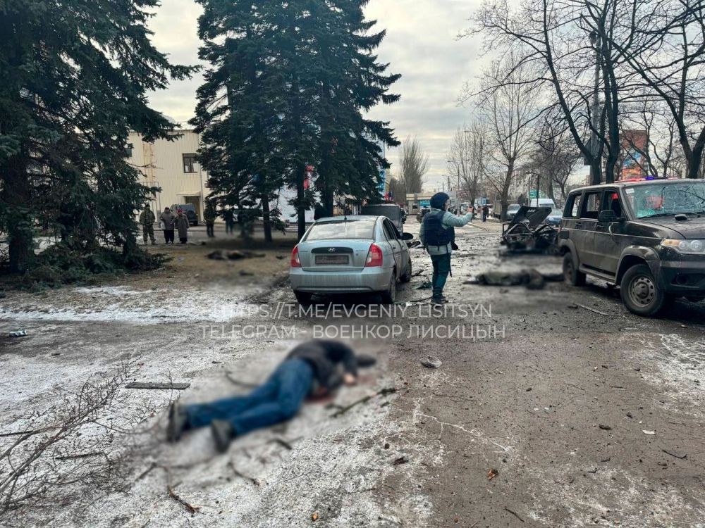 Евгений Лисицын: Фото из Донецка.Убитые хохлом мирные люди из РСЗО