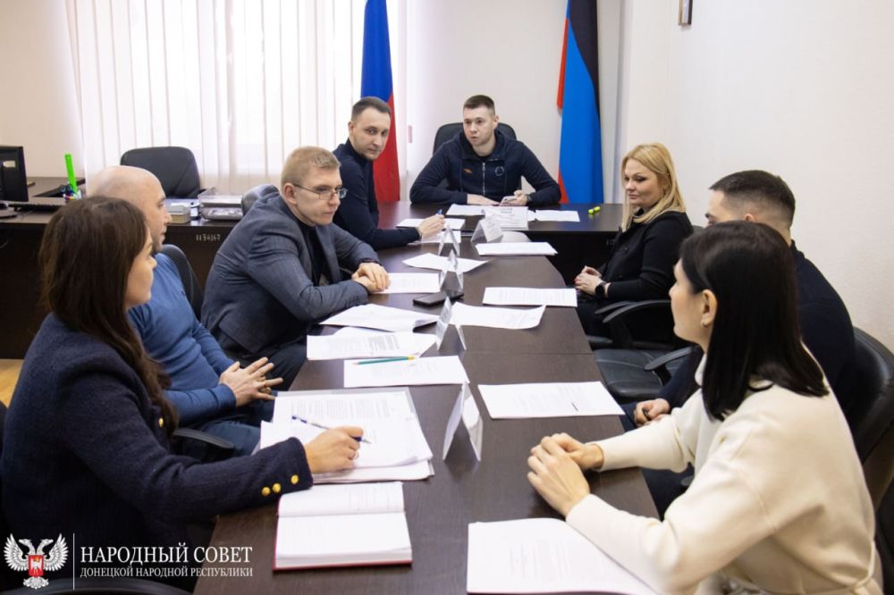 Депутаты работают над проектом закона «О молодежной политике в Донецкой Народной Республике»