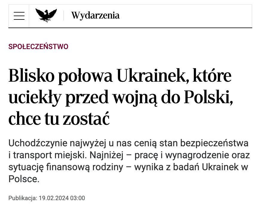 50% ��������� � ������ �������� �� ����� ������������ ������� � Rzeczpospolita