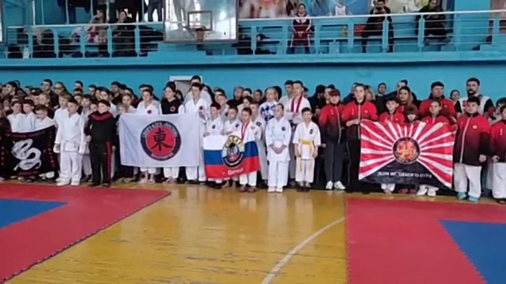 Юрий Мартынов: Сегодня посетил открытый чемпионат и первенство Донецкой Народной Республики по всестилевому каратэ