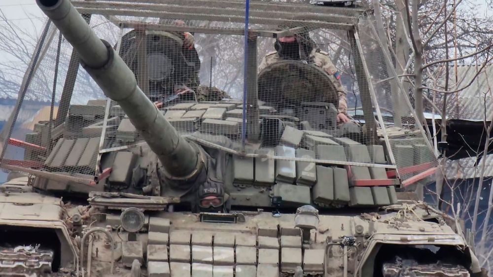 Российские танкисты уничтожили опорник ВСУ на Донецком направлении