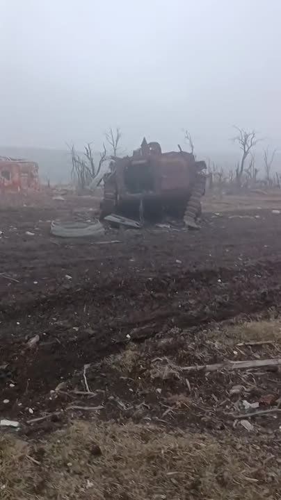 Чингис Дамбиев: Уничтоженная в н.п. Клещеевка Донецкой Народной Республики бронетехника украинских формирований