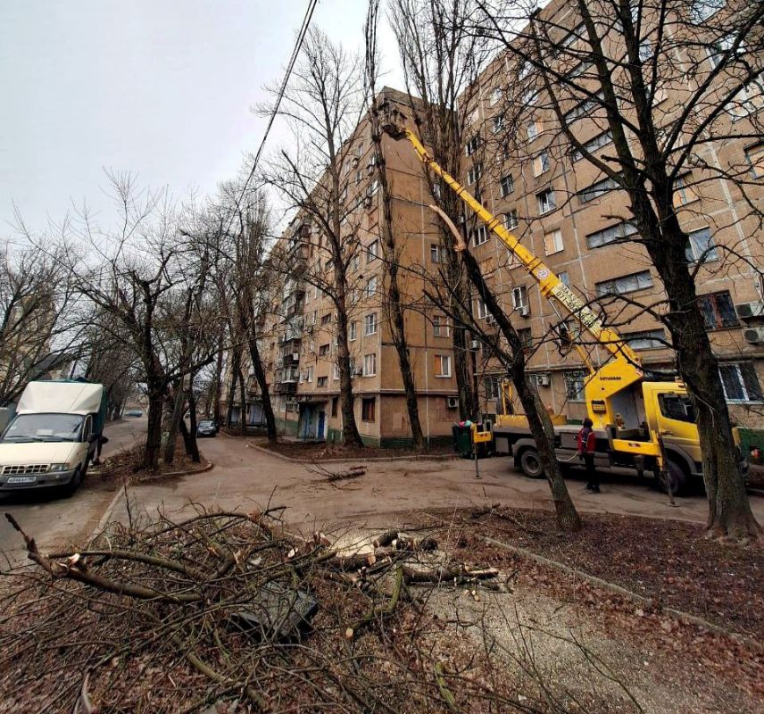 Иван Адамец: Силами МУП АГД "УК Куйбышевского района" проводятся работы по благоустройству придомовой территории