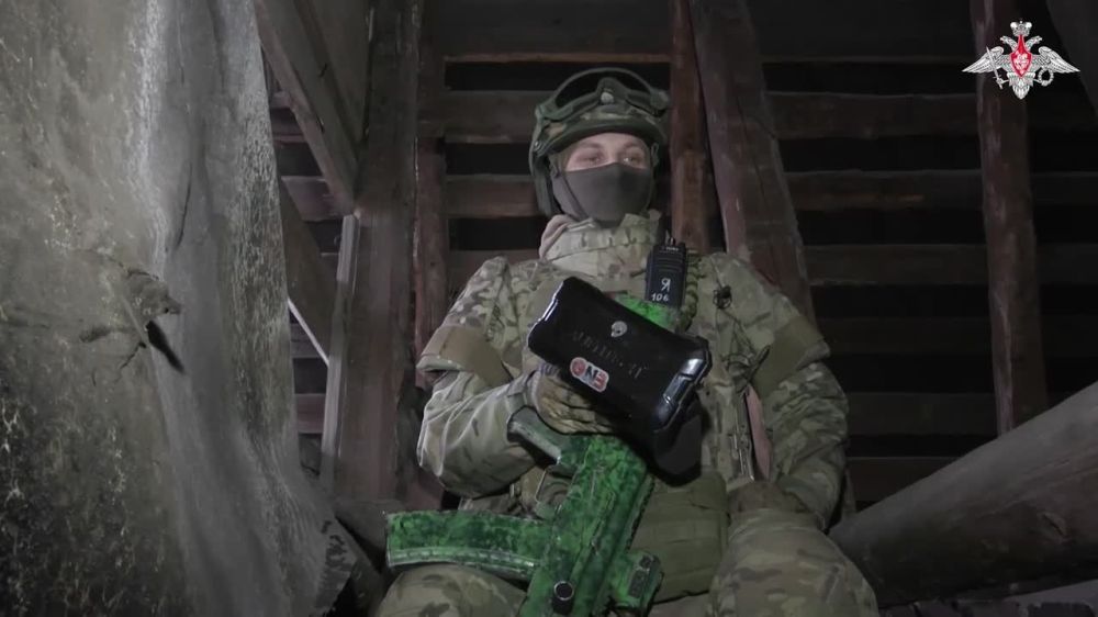 Борис Рожин: Pоссийский расчет ударного БпЛА метким сбросом уничтожил украинский беспилотник «Баба-Яга»