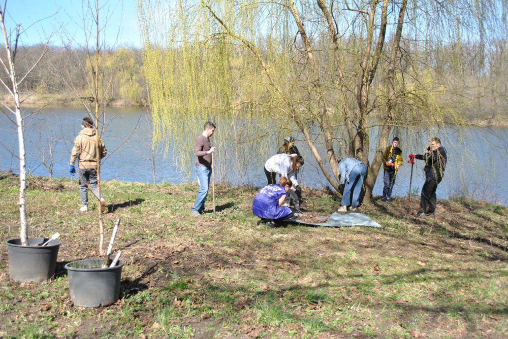 Василий Ткачук: Городской субботник в Калининском районе города Донецка - СОСТОЯЛСЯ