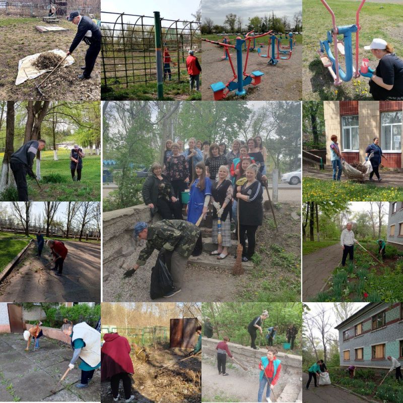 Иван Адамец: В рамках единого санитарного дня "Чистый четверг", сотрудники образовательных и социальных учреждений, работники коммунальных служб Куйбышевского района приняли участие в благоустройстве прилегающих территорий