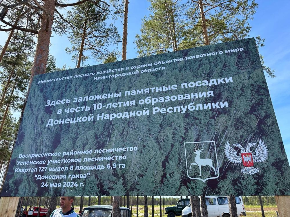 Владимир Ежиков: В ознаменование десятилетия Донецкой Народной Республики в Нижегородской области появилось урочище...