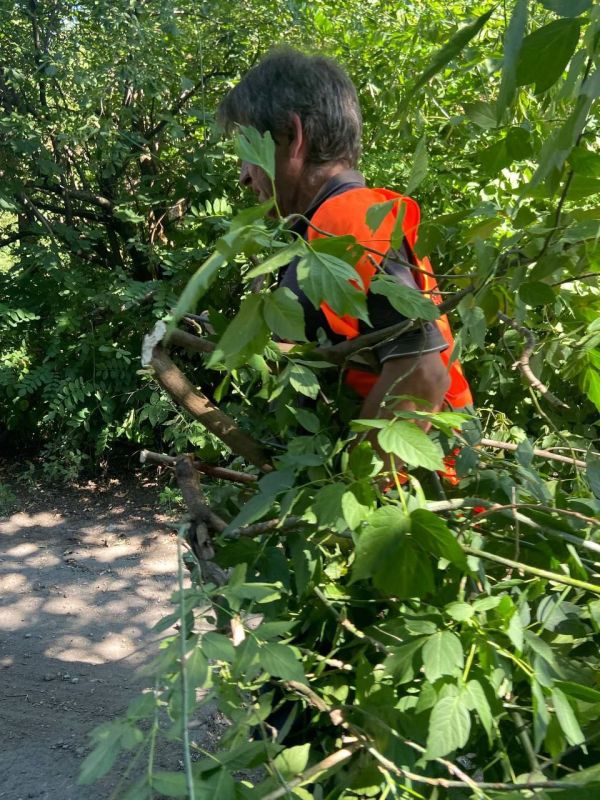 Иван Адамец: Силами МУП АГД "УК Куйбышевского района" продолжают проводится работы по благоустройству и ремонту жилого фонда