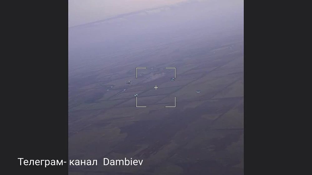 Чингис Дамбиев: Накрытие позиций украинских формирований на Южно-Донецком направлении кассетной авиабомбой РБК-500 с универсальным модулем планирования и коррекции