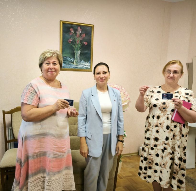 Всероссийская политическая партия «Единая Россия» пополнила свои ряды новыми членами