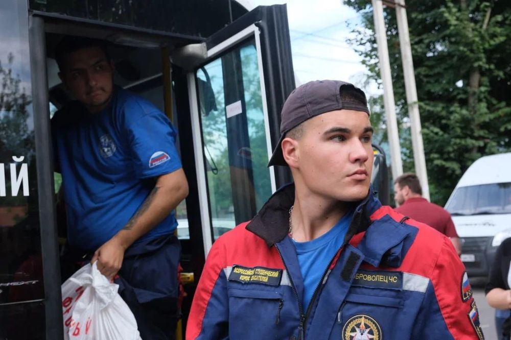 От Республики на помощь в Курск отправились 9 добровольцев Донецкого РО ВСКС во главе с руководителем регионального отделения