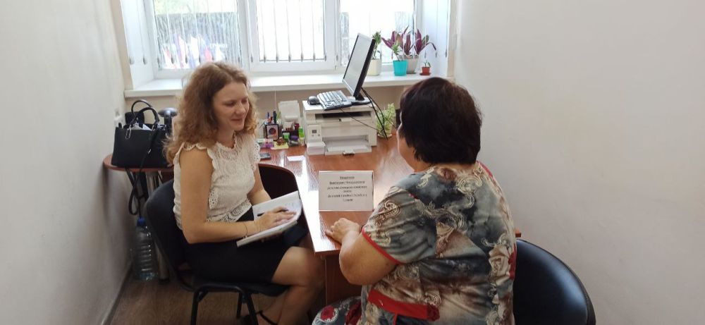 Прием Депутата Донецкого городского совета I созыва Виктории Хощенко