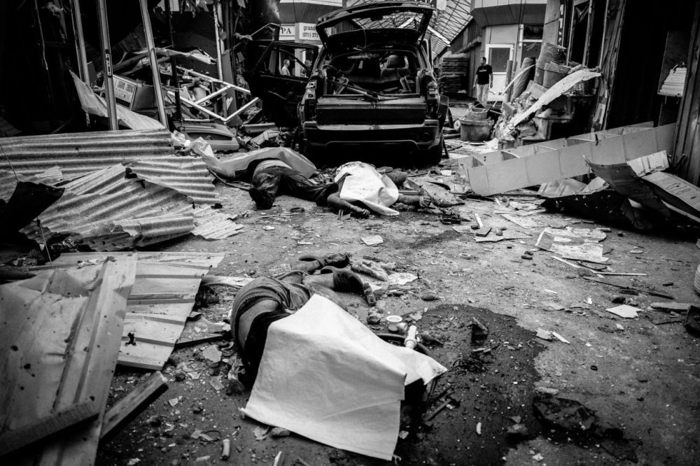 Денис Григорюк: Продолжение трагедии, случившейся на прошлой неделе на рынке "Сокол" в микрорайоне Текстильщик в Донецке