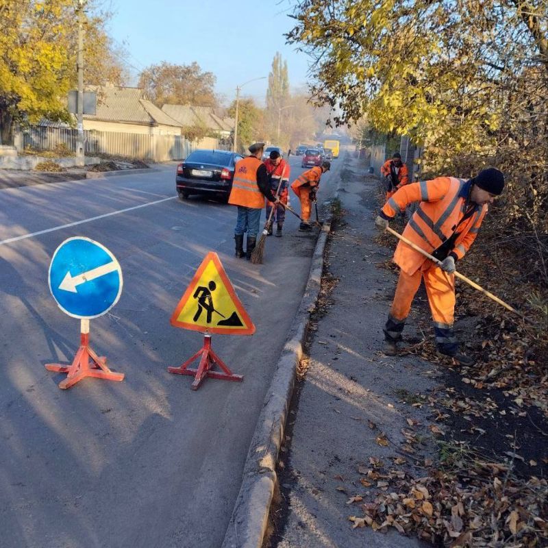 Михаил Меренков: Ручная уборка улицы Буденного