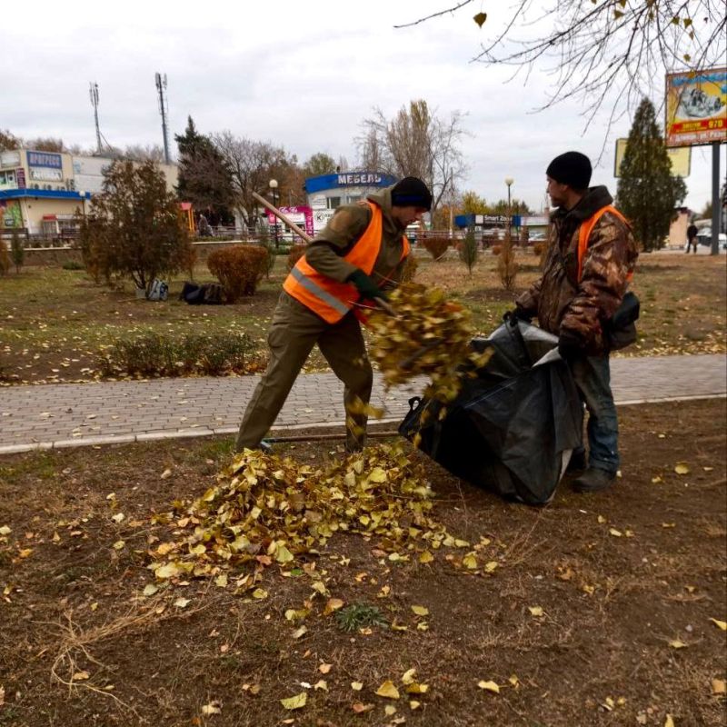 Михаил Меренков: Трудовой день Зеленстроя Буденновского района 12 ноября