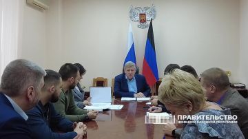 Андрей Чертков: По поручению Главы Республики Дениса Владимировича Пушилина провел первое заседание Оперативного штаба по проблемам водоснабжения и отопления