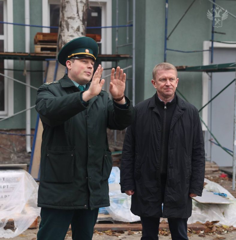 Начальник ЮТУ Андрей Беляев проинспектировал ход восстановления таможенных постов Донецкой таможни