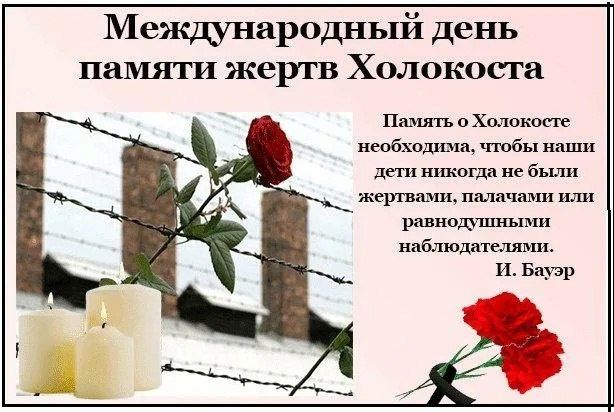 Наталья Бегуненко: Во Дворце культуры и. Г. И. Петровского прошел тематический час "Холокост - память поколений!", приуроченный к Международному Дню памяти жертв Холокоста