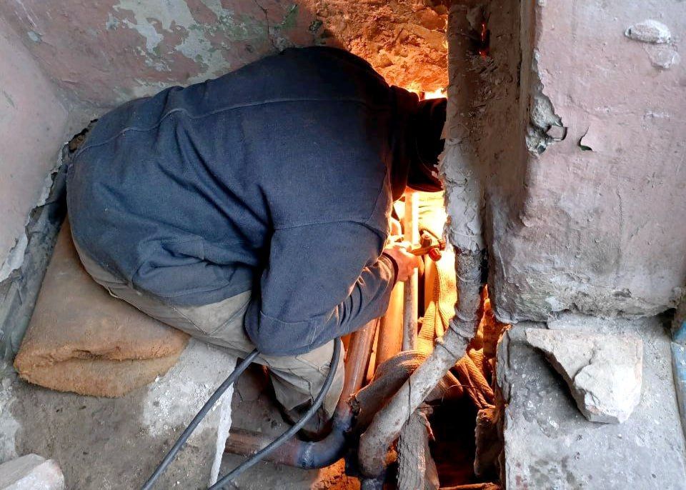 Иван Адамец: Работники МУП «УК Куйбышевского района» занимаются ликвидацией аварийных ситуаций на внутренних инженерных коммуникациях