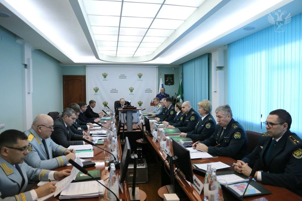 Состоялось заседание итоговой коллегии Южного таможенного управления