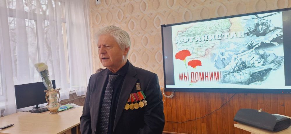 Елена Синецкая: В рамках проведения Дня памяти о россиянах, исполнявших служебный долг за пределами Отечества, в ГБОУ "Специализированная школа №95 г.о