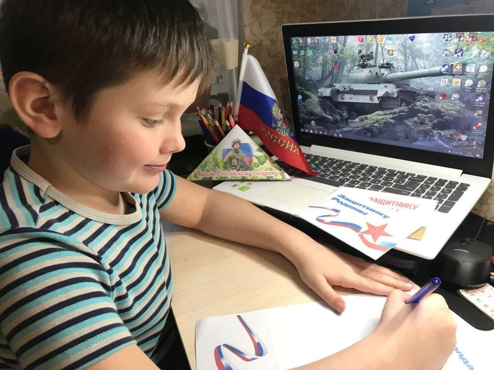 Наталья Бегуненко: Учащиеся общеобразовательных учреждений Петровского района присоединились ко Всероссийской акции «Письмо солдату»