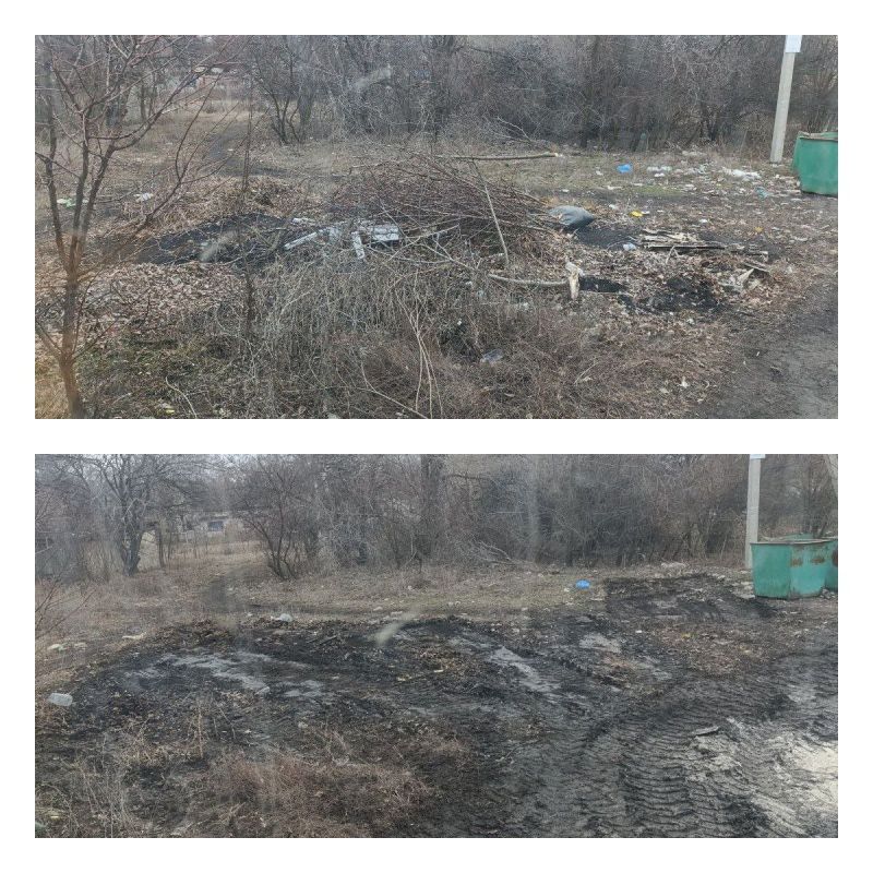 Наталья Бегуненко: Силами ДОНЕЦКОГО ФИЛИАЛА ГУП ДНР "ДОНСНАБКОМПЛЕКТ" в феврале -марте текущего года с территории Петровского района вывезены твердые коммунальные отходы, свалки и ветки по улицам: Эстафетная, Боткина...