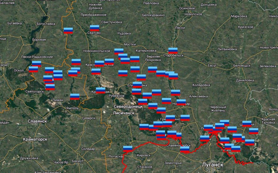 Андрей Марочко: #Дата. По состоянию на утро 07.03.2022 Народная милиция ЛНР освободила 67 населенных пунктов Луганской и Донецкой Народных Республик: