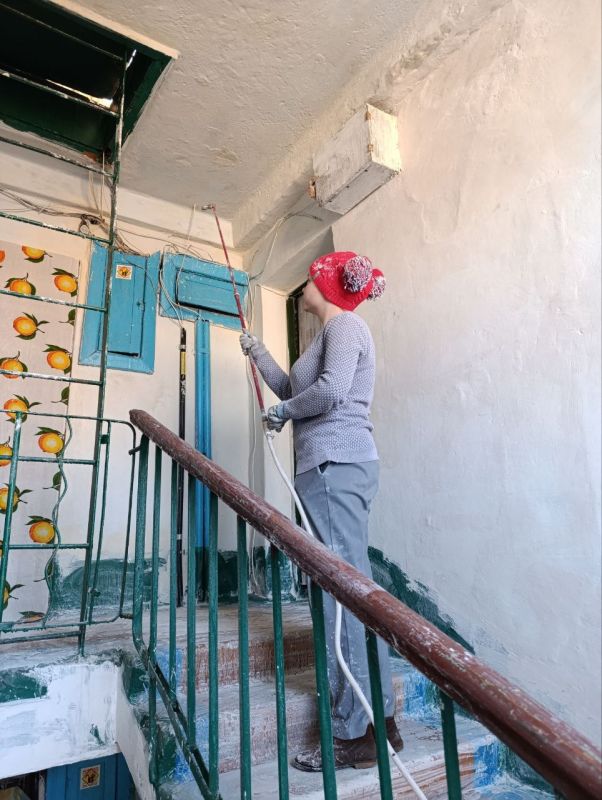 Наталья Бегуненко: Силами муниципального унитарного предприятия «Управляющая компания Петровского района» были выполнены следующие работы: