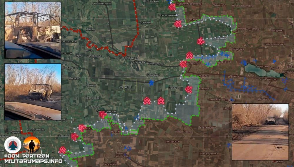 Южно-Донецкое направление: системное наступление ВС РФ и разрушение обороны ВСУ