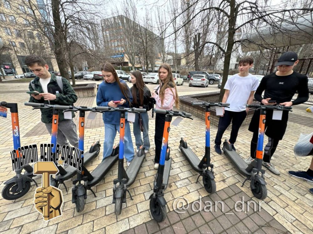 Первый сезон: шеринг электросамокатов запустили в Донецке!