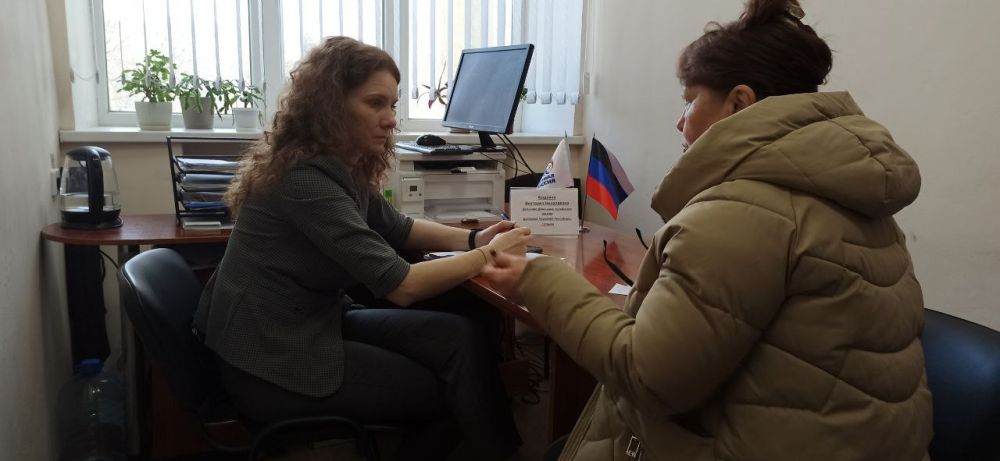 Прием Депутата Донецкого городского совета I созыва Виктории Хощенко