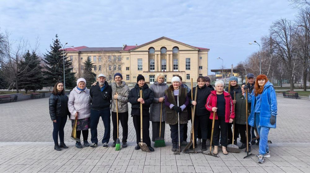 Наталья Бегуненко: Субботник учреждений культуры, спорта и отдыха Петровского района