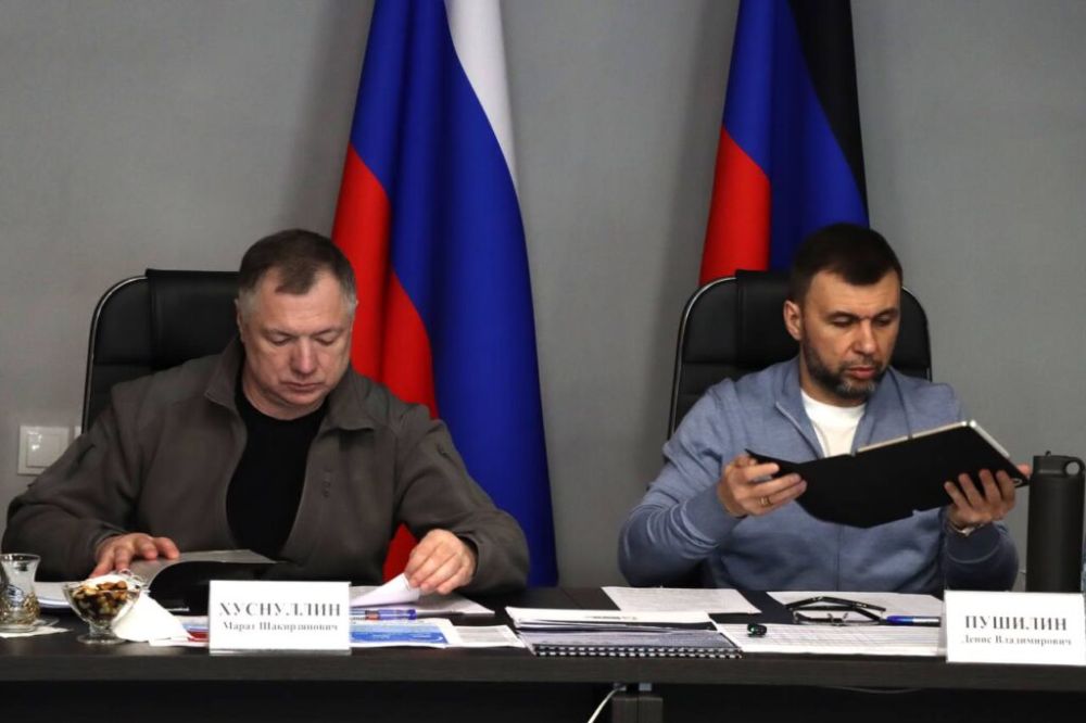 Марат Хуснуллин обсудил в ДНР вопросы реализации нацпроекта «Инфраструктура для жизни»