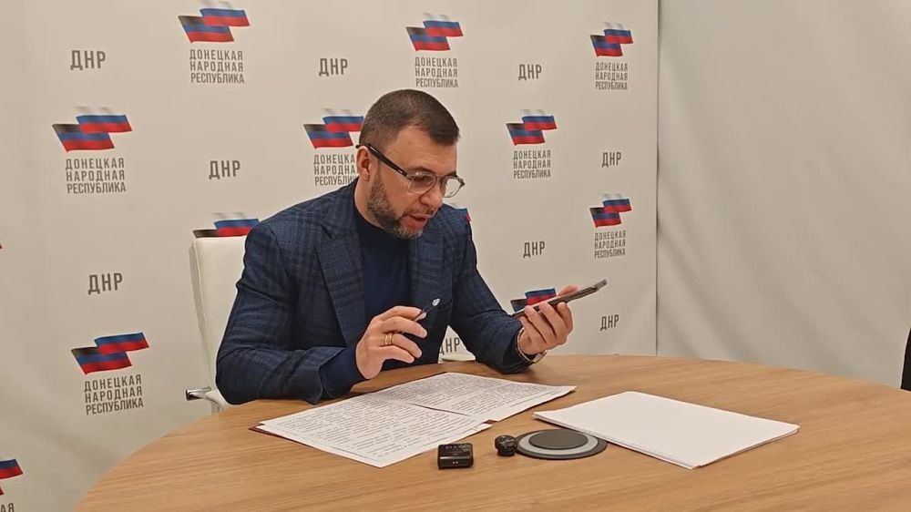 Денис Пушилин: По просьбам родителей расширили детский рацион в школе №70 в Донецке