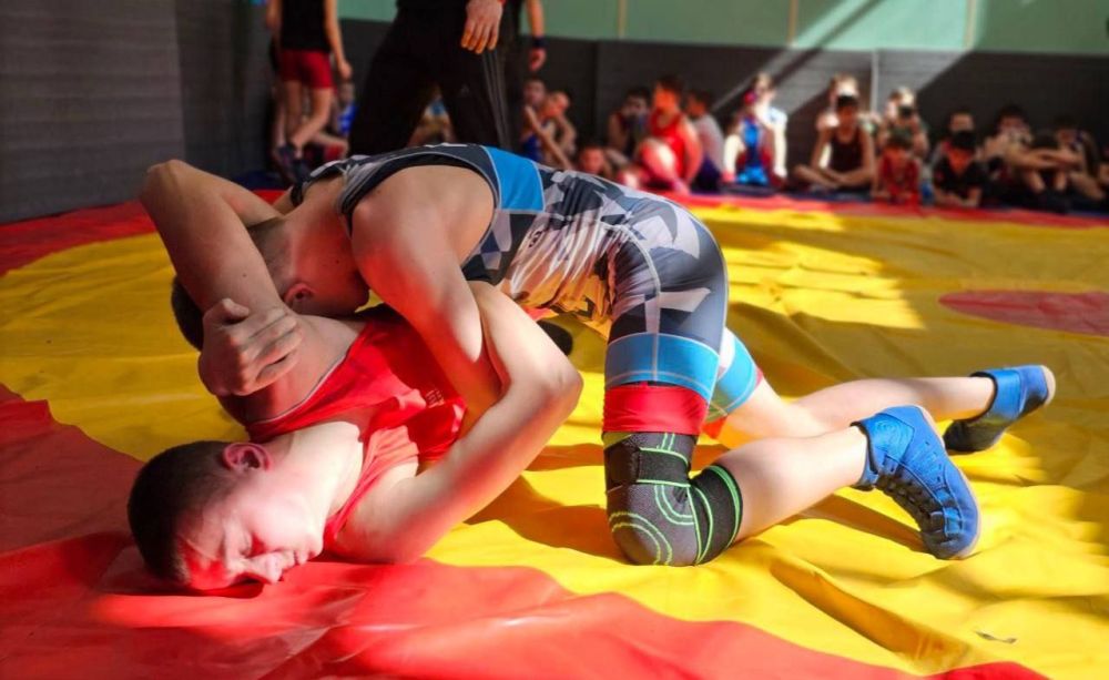 Сегодня, в рамках проекта "Детский спорт" партии "Единая Россия" в Тельманово прошел Открытый Турнир по вольной борьбе среди юношей и девушек