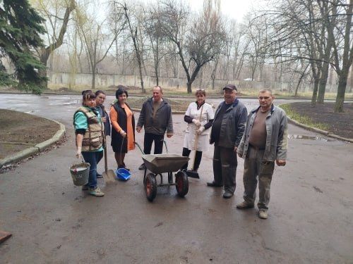 Наталья Бегуненко: Субботник учреждений здравоохранения Петровского района