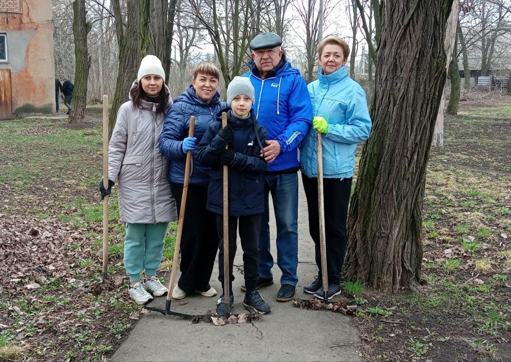 Наталья Бегуненко: Субботник учреждений культуры, спорта и отдыха Петровского района