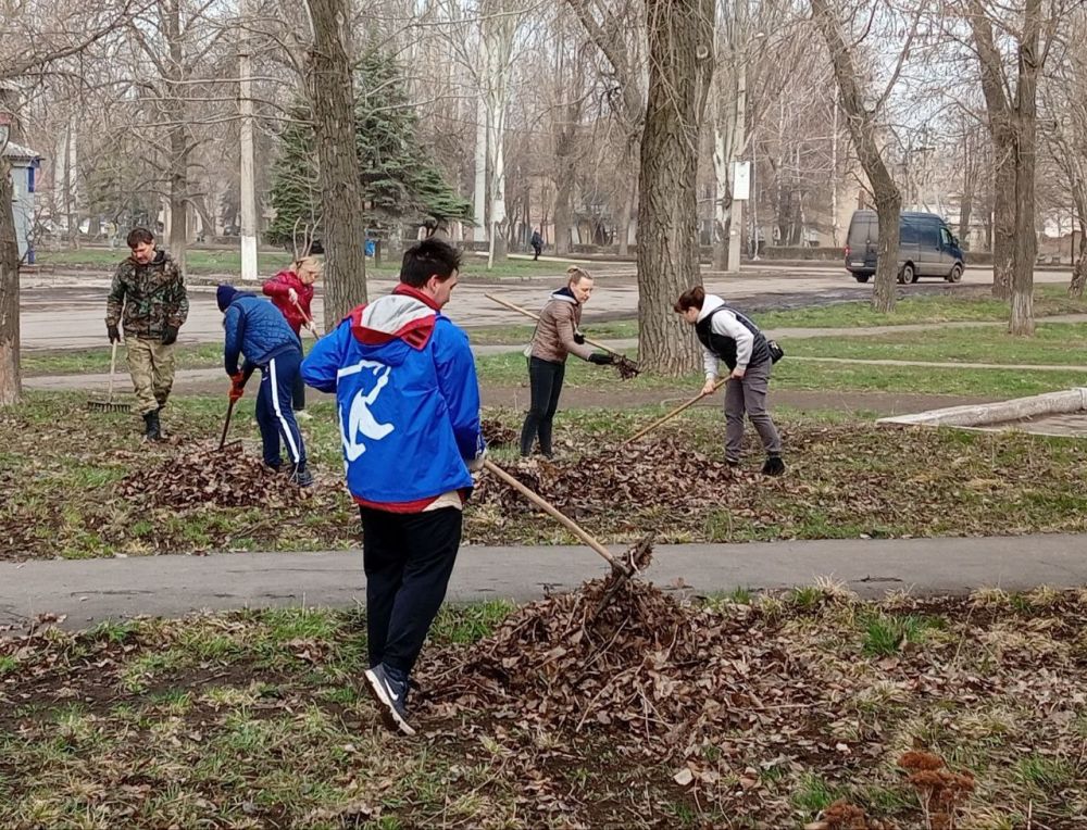 Наталья Бегуненко: Субботник Управы Петровского внутригородского района Администрации городского округа Донецк