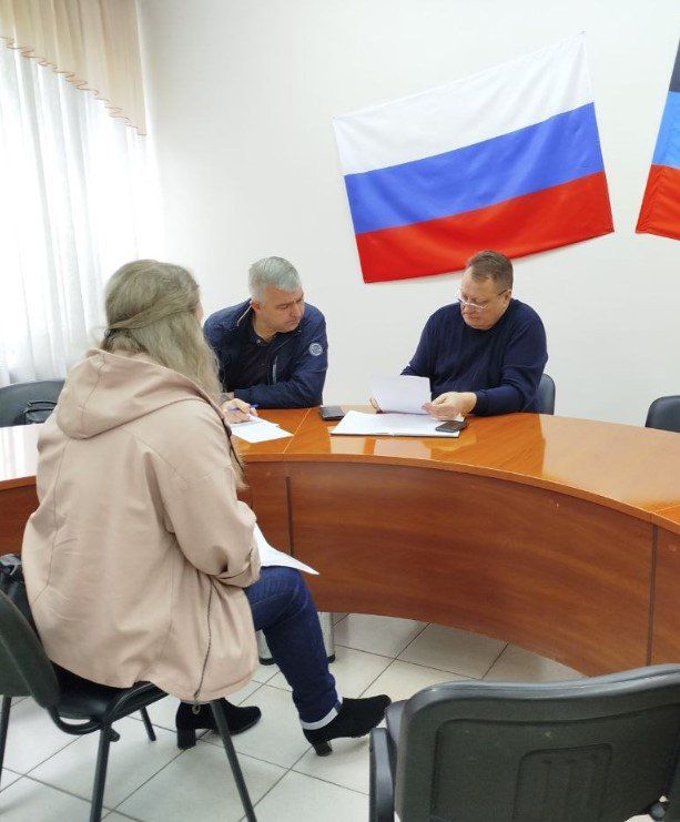 Валентин Левченко: Сегодня в Управе провел личный прием граждан