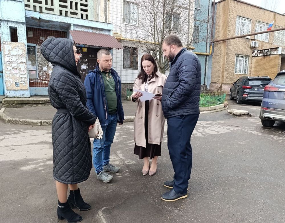 Татьяна Темникова: Продолжаются сходы с жителями Ленинского района города Донецка