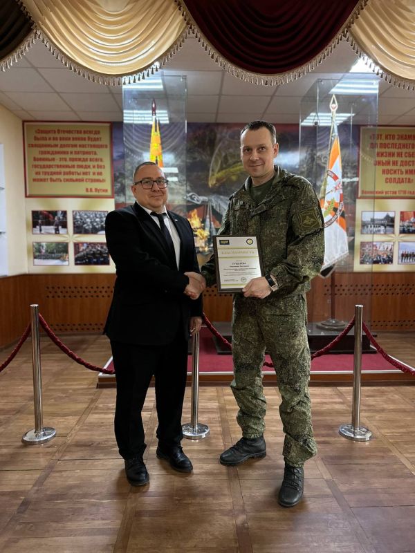 Андрей Крамар: Сегодня побывал в Донецком высшем общевойсковом командном училище - обители истинно мужского воспитания, где растят будущих защитников Родины