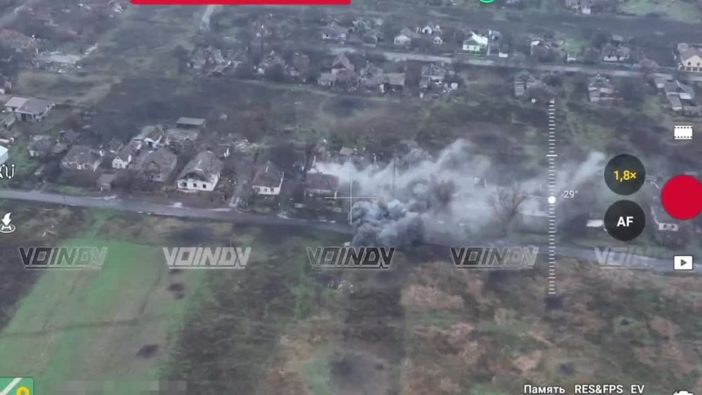 Совместная работа артиллерийских расчетов 305 бригады и 57 отдельной гвардейской мотострелковой бригады группировки "Восток" по срыву ротации ВСУ в н.п Шевченко на Южно-Донецком направлении