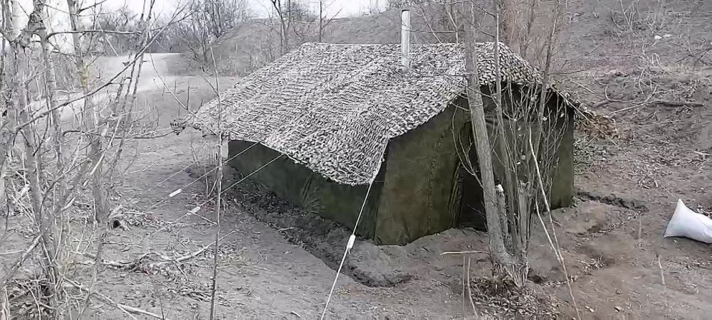 Переданные палатки, батальону разведки на Донецкое направление, активно используются бойцами