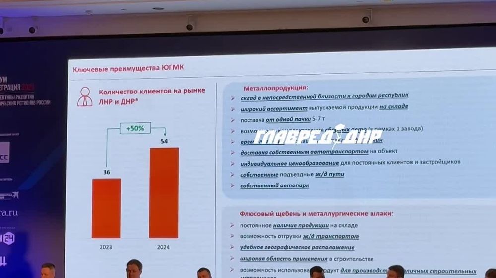 Виктория Мельникова: ЮГМК расширяет клиентскую базу в ДНР и ЛНР, гарантируя партнерам оперативное взаимодействие