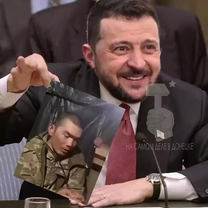 Киевский наркоман снова нюхнул Зеленский заявил, что ВСУ взяли в плен двух «граждан Китая» на Донбассе, воевавших на стороне России. Подчеркнув, что китайцы атаковали у Белогоровки и Тарасовки в ДНР