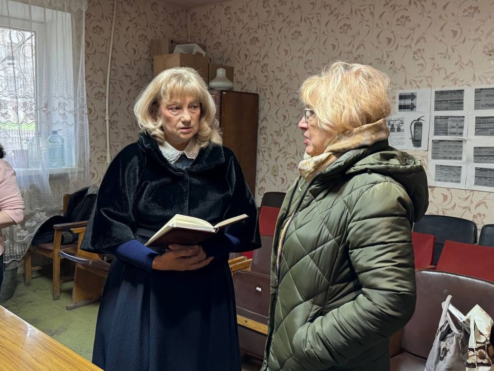 Встреча с населением на подведомственной территории