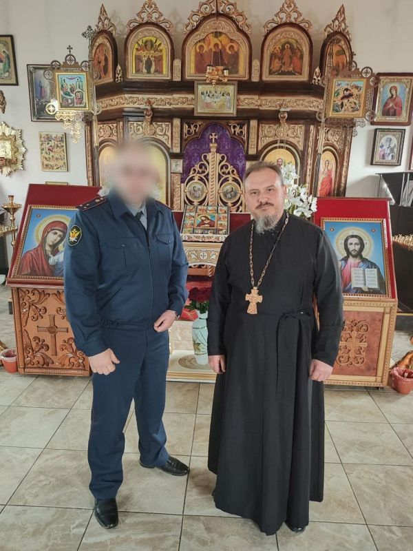 Сотрудники филиала по Пролетарскому району УИИ ГУФСИН России по Донецкой Народной Республике активно взаимодействуют с РПЦ
